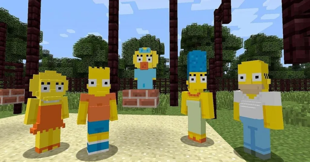 Simpson Minecraft skins